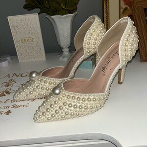 Pearl high heels